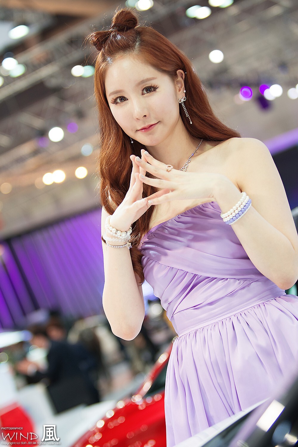 2015韩国国际车展靓丽车模Kim Ye Ha